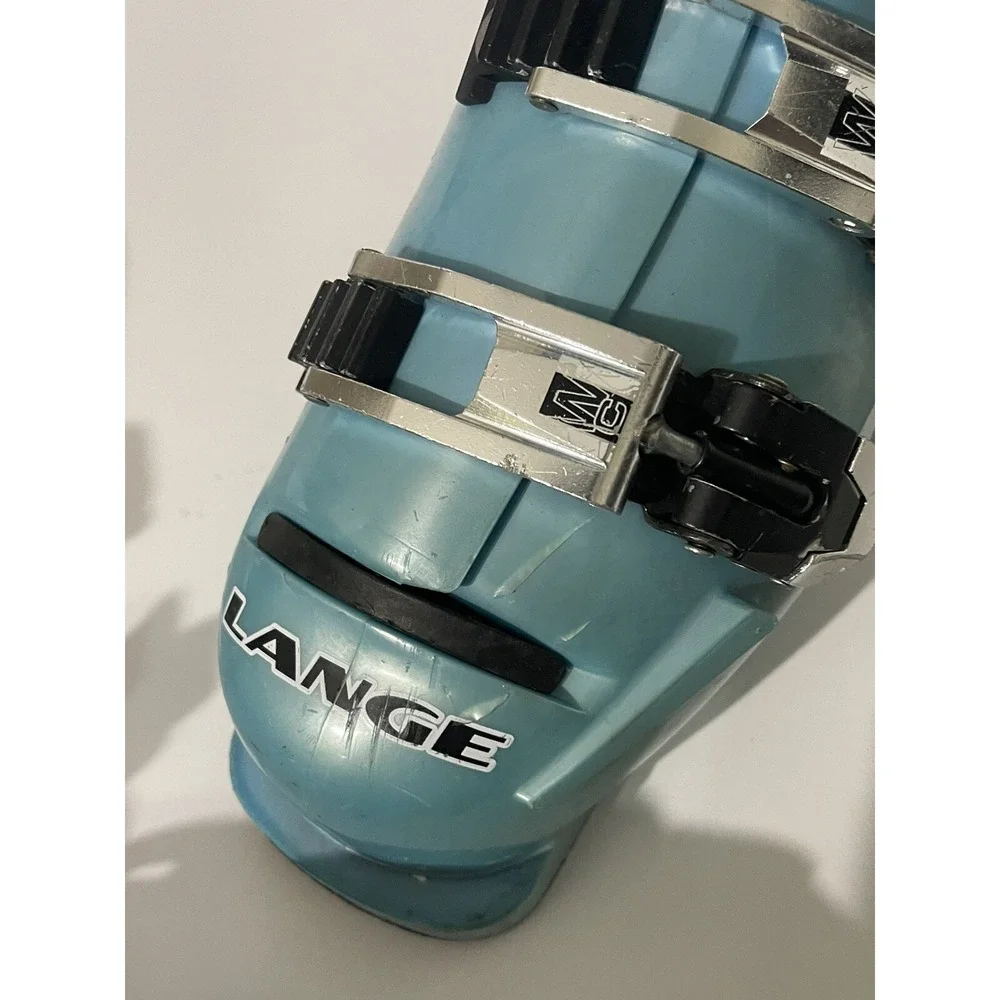 Lange WC Team Ski Boots Sz 24 Crazy Blue 292 mm